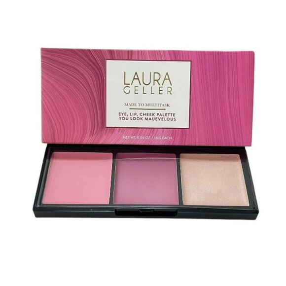 Laura Geller Multitasking Eye, Lip, & Cheek Cream-To-Powder Palette - Picture 7 of 9